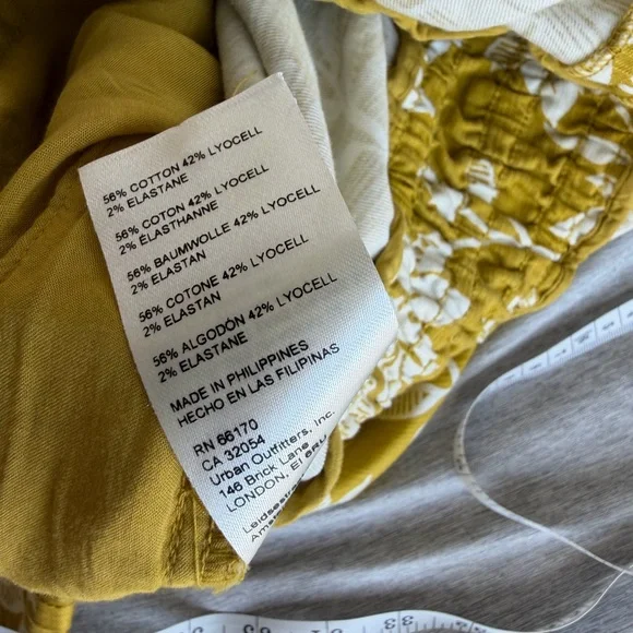 Anthropologie Women’s Somerset Wide Leg Jumpsuit in Chartreuse Pockets M Boho - Picture 14 of 15